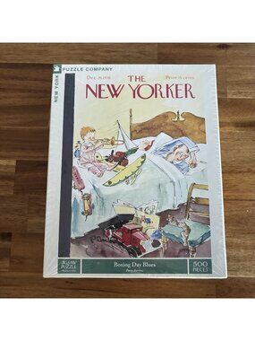 The New Yorker Jigsaw Puzzle “Boxing Day Blues” December 26-1936 NEW SEALED